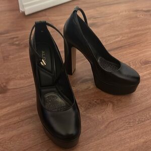 ALDO Platform Heels with Ankle Strap